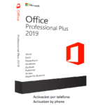 Microsoft Office pro plus 2019 activación por teléfono Retail Licencia Digital