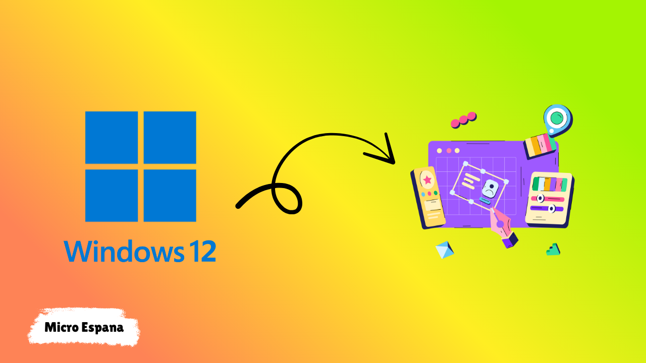 Windows 12 Concepto de UI
