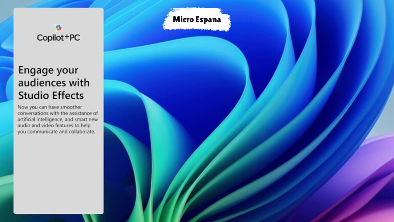 efectos de Windows Studio