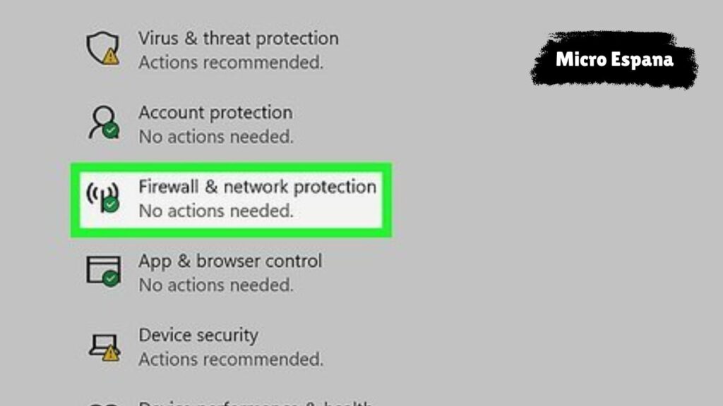 Cómo habilitar el firewall de Windows Defender