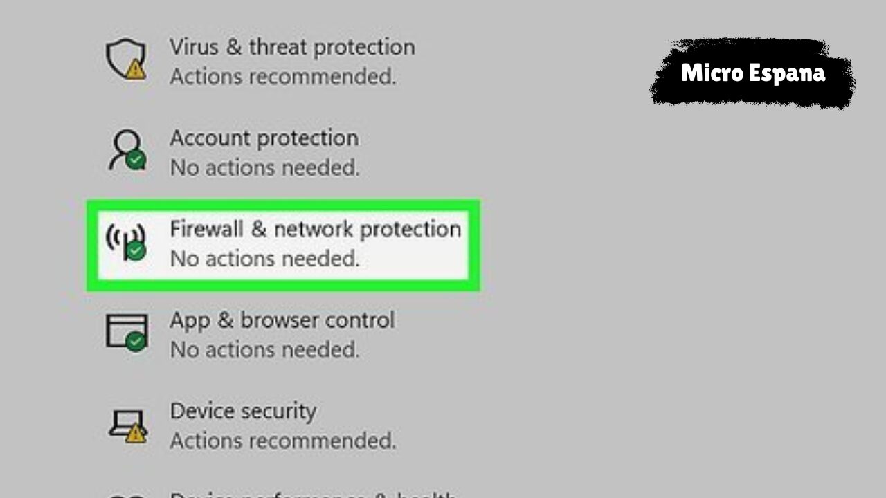 Cómo habilitar el firewall de Windows Defender