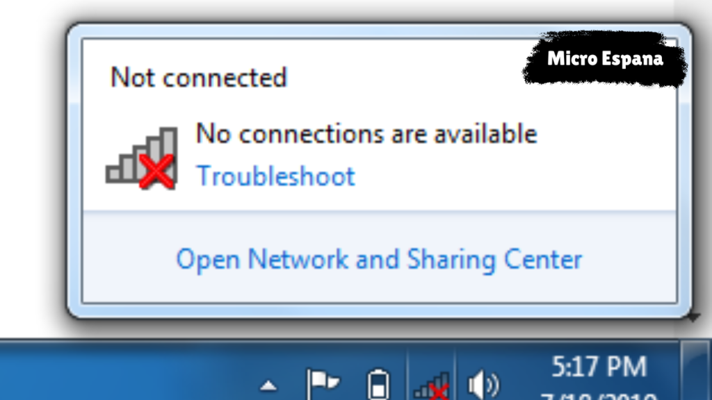 Cómo solucionar el problema de WiFi en Windows 7