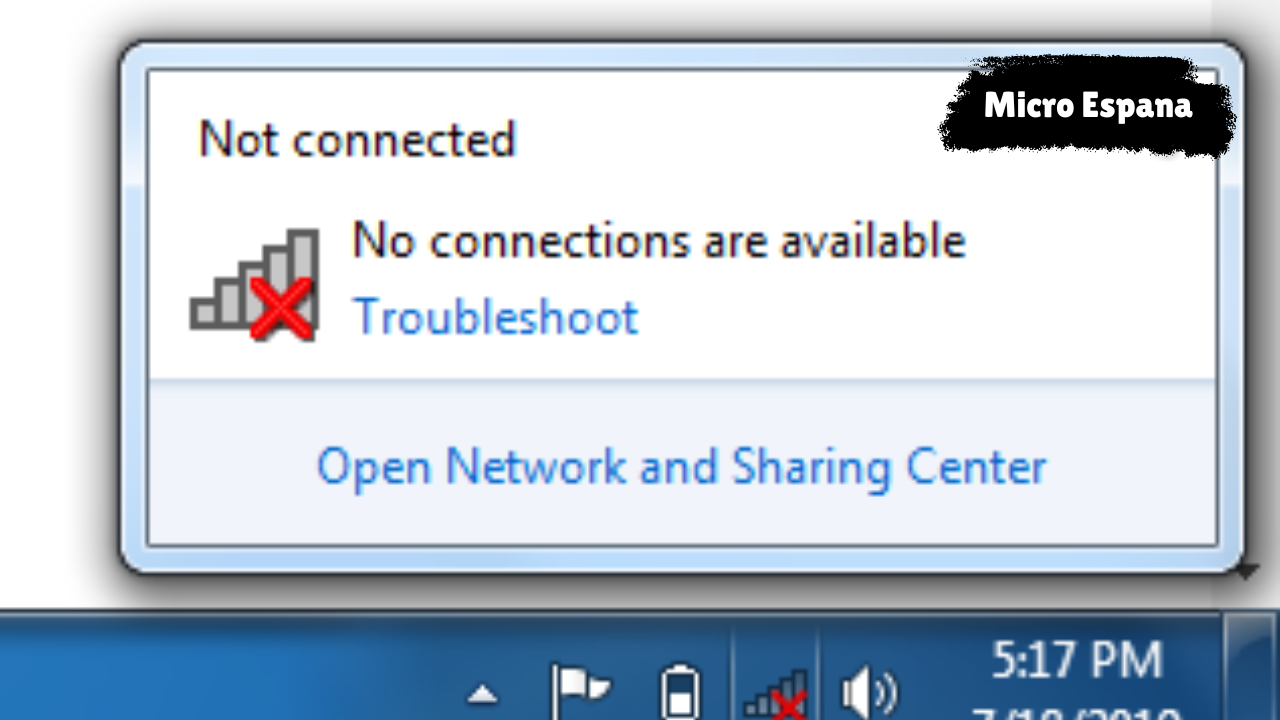 Cómo solucionar el problema de WiFi en Windows 7
